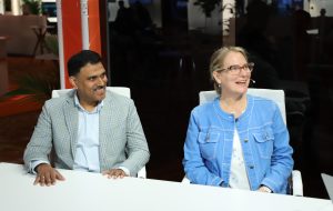Satish Balasubramanian, vice president and head of architecture and shared services at Deluxe, and Kari Mesick, business lead of treasury services at Deluxe, talk with theCUBE about AI agents in finance during UiPath Fusion 2025.