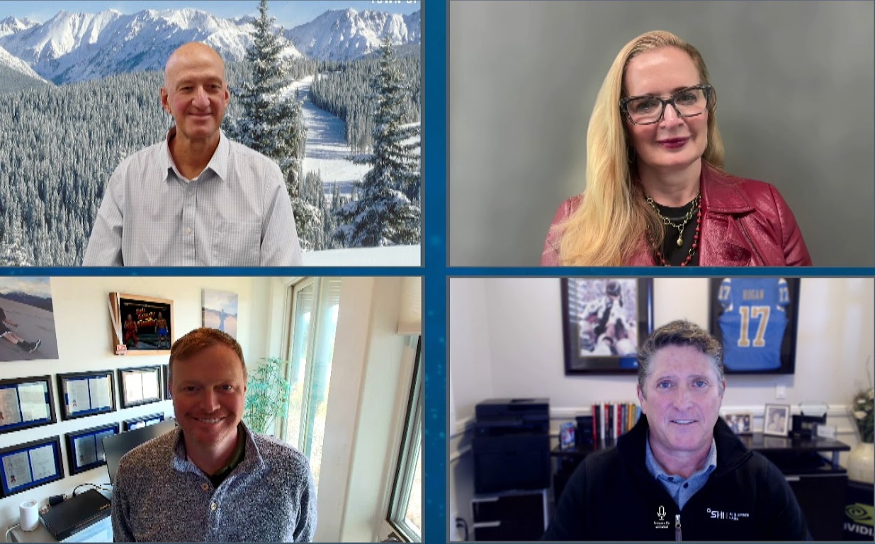 Russell Forrest of Vail, Robin Braun at HPE, Jack Hogan at SHI International, and Luke Norris at Kamiwaza, spoke with theCUBE about smart city innovation during HPE AI Momentum.