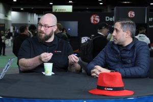 Jimmy Alvarez, senior principal product marketing manager at Red Hat, and Shane Utt, senior principal software engineer at Red Hat, talk to theCUBE about data sovereignty at KubeCon NA 2025.