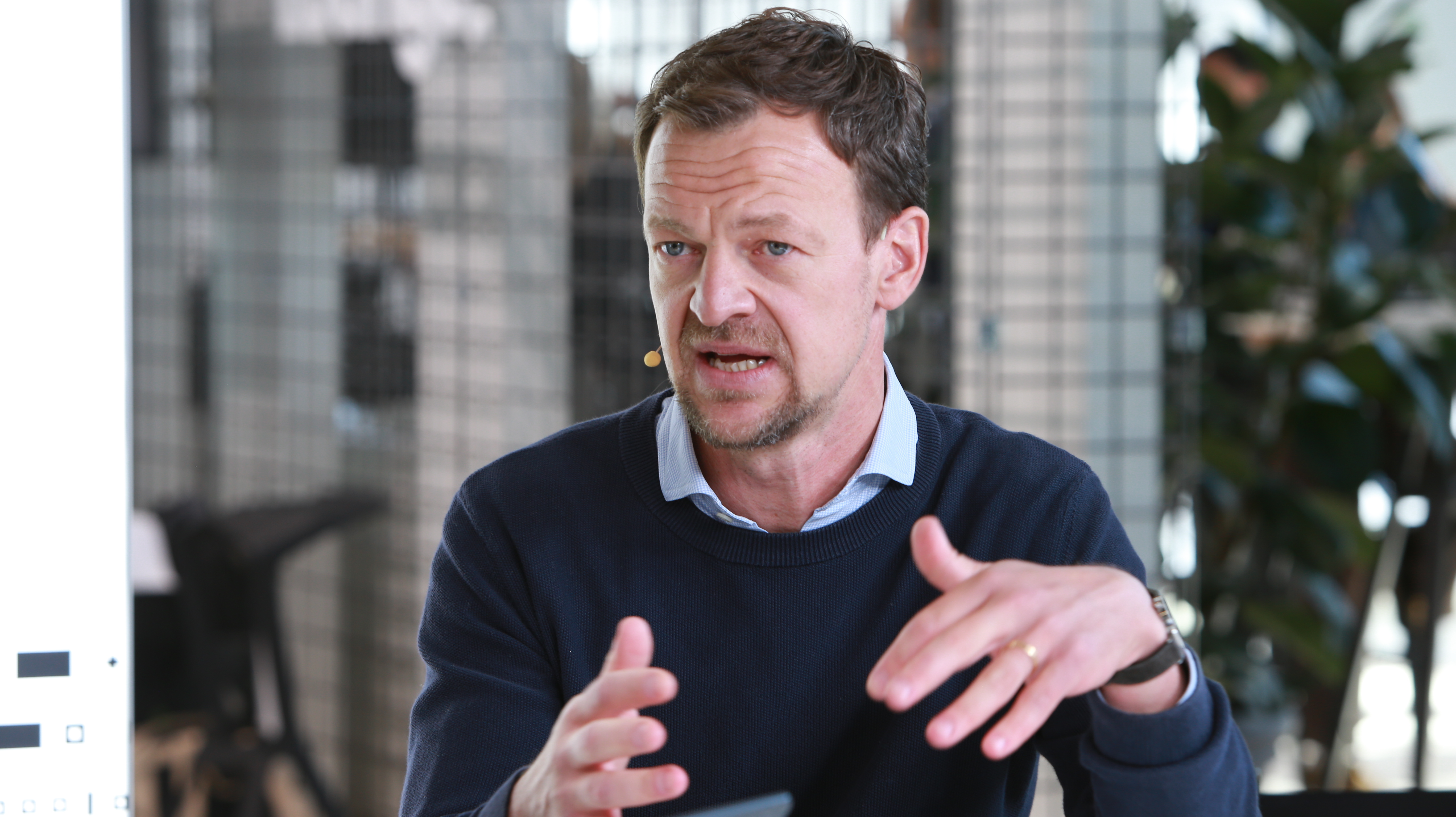 Sebastian Dahs, vice president KVP of sales and service at Deutsche Telekom AG, discussed AI-powered process intelligence during Celosphere 2025.