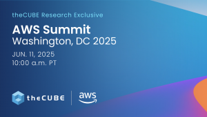 The AWS Summit in Washington, DC explores how generative AI, cloud and security help agencies modernize systems and services. Join theCUBE live for exclusive insights – 2025.