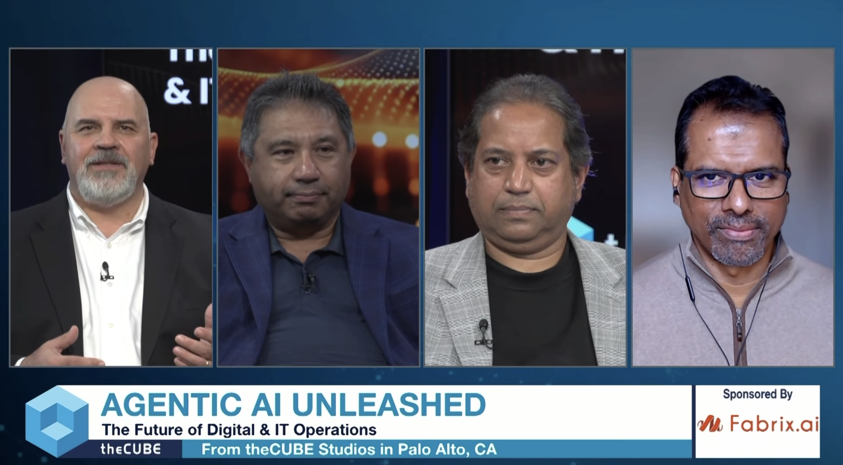 Shailesh Manjrekar of Fabrix.ai and Papi Menon of Outshift by Cisco discuss enterprise-grade AI with theCUBE at Agentic AI Unleashed: The Future of Digital & IT Operations 2025.